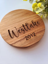 Load image into Gallery viewer, Personalized Acacia Wood Coasters (Set of 4)
