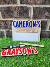 Load image into Gallery viewer, Interchangeable “First Day Of” &amp; “Last Day Of” Sign – Custom Acrylic Name &amp; Dry Erase Board
