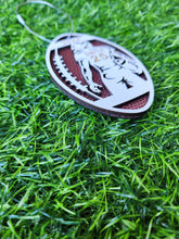 Load image into Gallery viewer, Personalized Laser Engraved Football Ornament
