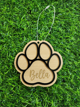 Load image into Gallery viewer, Personalized Laser Engraved Pet Ornament or Stocking Tag
